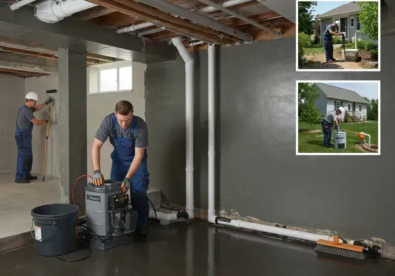 Basement Waterproofing and Flood Prevention process in West Union, WV